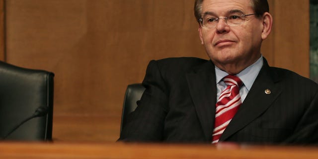 WASHINGTON, DC - FEBRUARY 13: Sen. Robert Menendez (D-NJ), attends the Senate Finance Committee's confirmation hearing for Treasury Secretary nominee Jack Lew, February 13, 2013 in Washington, DC. If confirmed by the U.S. Senate Mr. Lew will replace Tim Geithner as Treasury Secretary. (Photo by Mark Wilson/Getty Images)