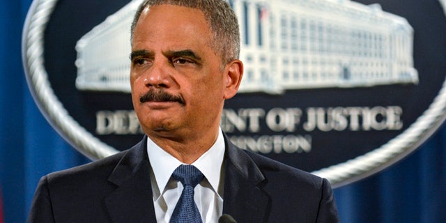 Mar. 4, 2015: U.S. Attorney General Eric Holder addresses reporters in Washington. (Reuters)