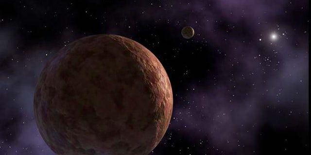 Artist's conception of Sedna, an exoplanet hiding on the fringes of our solar system.