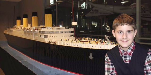 Brynjar was just 10-years-old when he completed the replica.
