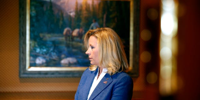 Liz Cheney at the Little America Hotel and Resort in Cheyenne, Wyoming