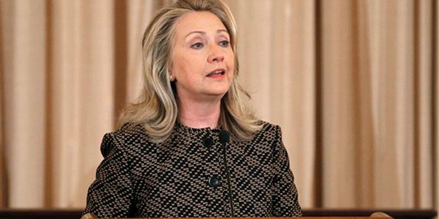 FILE: June 12, 2012: Secretary of State Hillary Clinton at the State Department, in Washington, D.C.