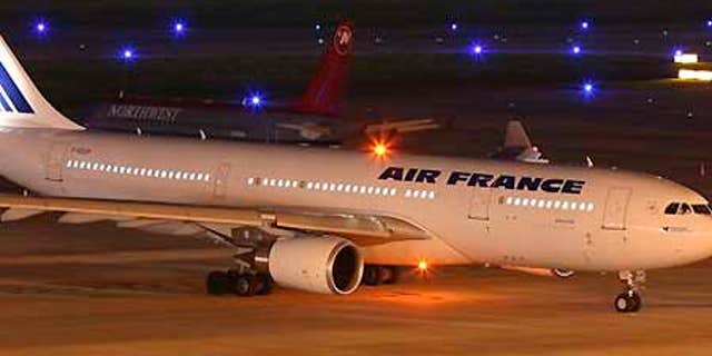 Undated photo taken at Houston's George Bush International Airport shows the Air France Airbus 330-200, the same model that plunged into the Atlantic on June 1.