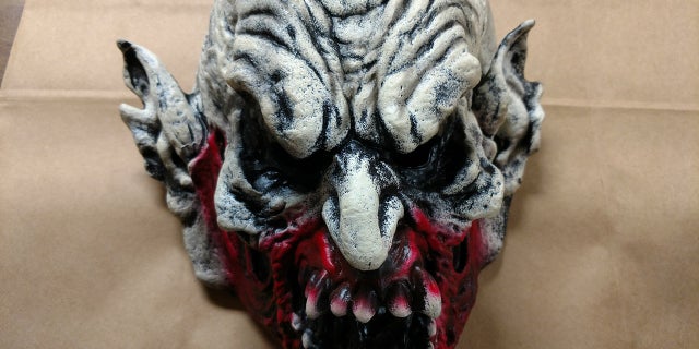 Police released the photo of the mask the alleged attacker was wearing at the time of the incident.
