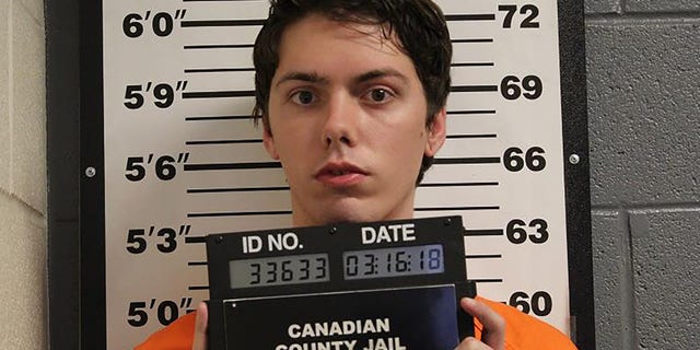 Taylor Kilgore, 21, was arrested by Oklahoma police after he arranged to send an Uber to an underage girl so they could have 'group sex'.