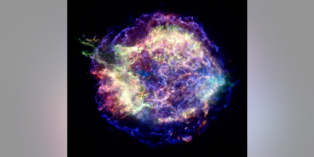 A supernova like that one that formed this remnant, Cassiopeia A, may have sparked the formation of our solar system, an August 2012 study suggests.