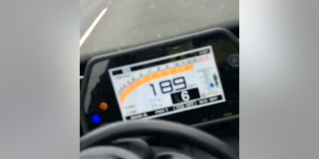 A 26-year-old biker has been jailed after he filmed himself travelling at almost 200MPH - believed to be the highest speed ever clocked by a motorbike on British roads. See NTI story NTISPEED. Heart-stopping footage shows idiotic Adam Campion hurtling along roads at breakneck speeds while pulling dangerous wheelies and weaving in and out of traffic. He was also captured in shocking mobile phone clips driving on the wrong side of the road and filming himself hitting a top speed of 189mph on a stolen motorbike. Police discovered the damning footage when they executed a warrant at Campion's address and recovered his laptop in September 2016. Officers had earlier found a licence plate in the boot of an abandoned car which was connected to a stolen motorbike linked to Campion. Campion, of Hucknall, Notts., was jailed for 21-months at Nottingham Crown Court on Wednesday (18/7) after pleading guilty to five counts of dangerous driving. He also pleaded guilty to assisting an offender in the retention of stolen goods. The court was told how Campion's laptop was seized, which contained hundreds of videos and images of motorcycles being driver recklessly. Detectives used forensic facial recognition which identified Campion as the rider - despite him wearing a crash helmet at times.