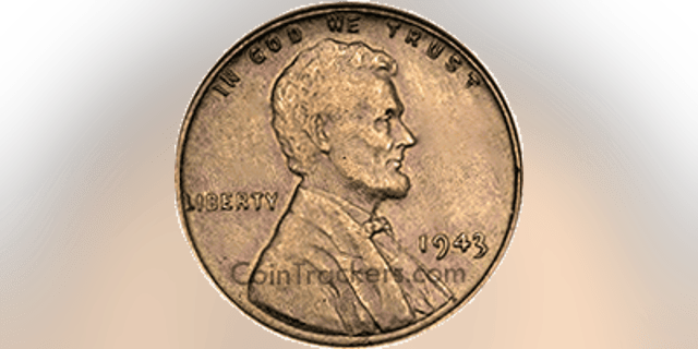 The 1943 copper wheat penny.
