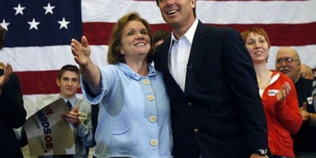 Jan. 1, 2008: Elizabeth Edwards and hsuband, former Democratic Presidential candidate John Edwards, a few months prior to the announcement of his affair.