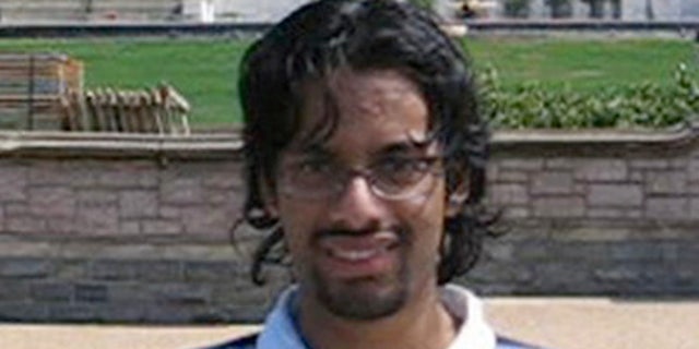 Ehsanul Islam Sadequee poses in front of the U.S. Capitol in a video recorded by his friend, a convicted terrorist, during their 2005 trip to Washington.
