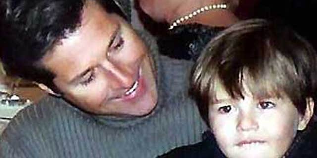 David Goldman, shown here with his son Sean, is still trying to bring him back from Brazil to New Jersey.