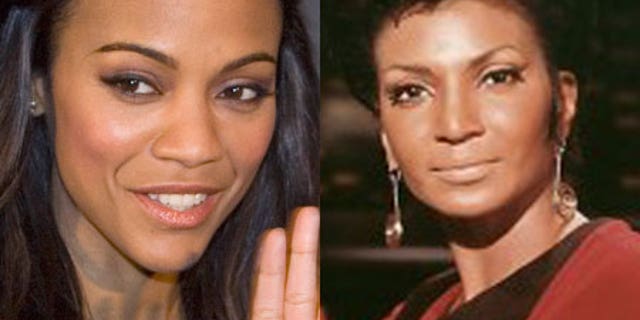 Zoe Saldana will play Uhura in the new Star Trek film.