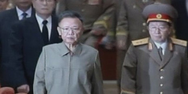 July 8: North Korean leader Kim Jong Il arrives at the 15th anniversary of the death of Kim Il-sung, his father and founder of the country.