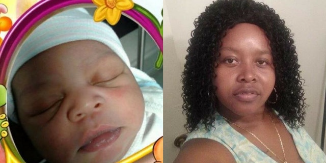 Shamali Flores (left) was found alive on Thursday after her mother, Carolina Miranda Flores, 33, was found stabbed to death.