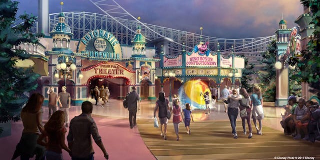 A planned section of the boardwalk.