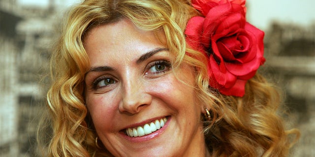 British actress Natasha Richardson during a news conference for the movie "The White Countess" in Shanghai on Oct. 8, 2004. 