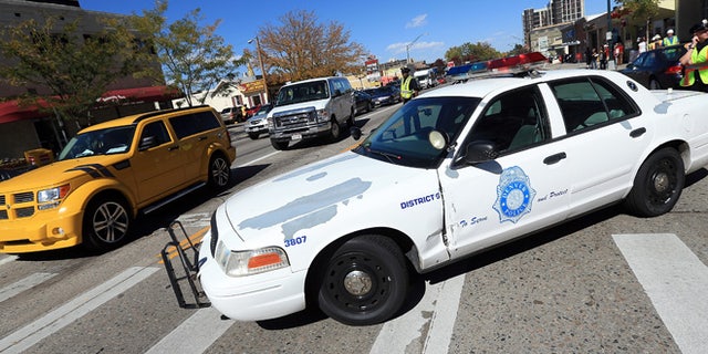 DENVER, CO - OCTOBER 03: The Denver Police Department close streets in preparation for the Presidential Debate at the University of Denver on October 3, 2012 in Denver, Colorado. The first of four debates for the 2012 Election, three Presidential and one Vice Presidential, is moderated by PBS's Jim Lehrer and focuses on domestic issues: the economy, health care, and the role of government. (Photo by Doug Pensinger/Getty Images)