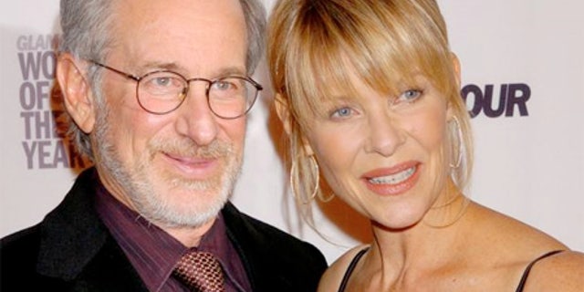 Steven Spielberg and wife Kate Capshaw.