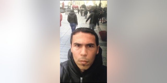 A selfie from the man believed to be the attacker.