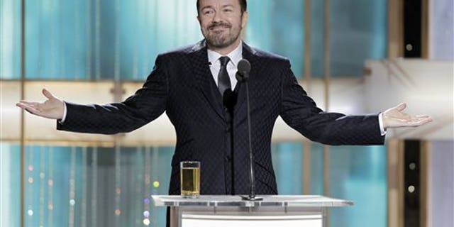 Ricky Gervais previously hosted the Golden Globes with his controversial material.