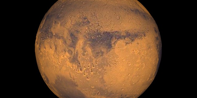 The planet Mars showing showing Terra Meridiani is seen in an undated NASA image. (REUTERS/NASA/Greg Shirah/Handout)
