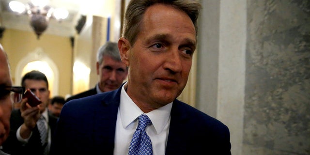 In announcing that he would not run for re-election, Sen. Jeff Flake, R-Ariz., slammed Republicans and President Trump.