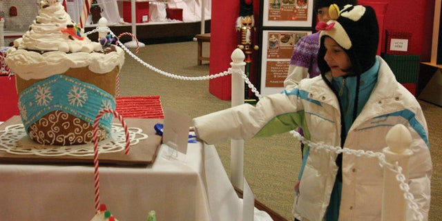 Conner Prairie Interactive History Parks Gingerbread Village.