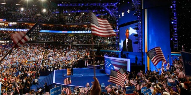 FILE: September 6, 2012: The 2012 Democratic National Convention, in Charlotte, North Carolina.