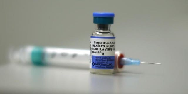 A measles vaccine is seen at Venice Family Clinic in Los Angeles, California February 5, 2015. REUTERS/Lucy Nicholson
