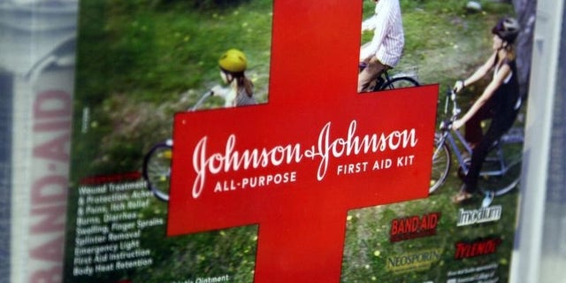 A first aid kit made by Johnson & Johnson for sale on a store shelf in Westminster, Colorado April 14, 2009. REUTERS/Rick Wilking