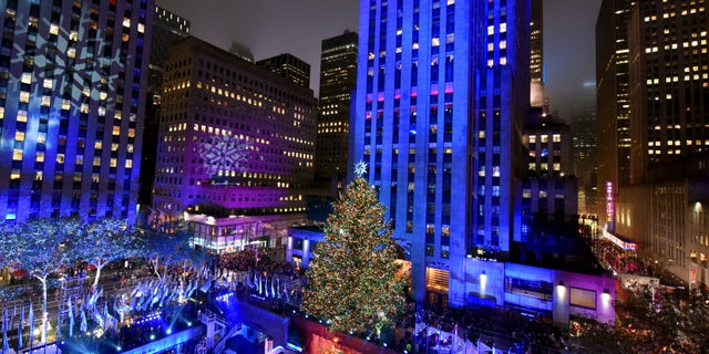 The Rockefeller Center Christmas Tree in 2015.