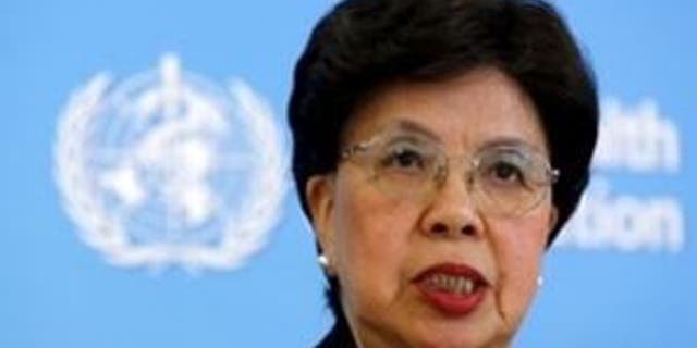 WHO Director-General Chan attends a news conference on Zika in Geneva