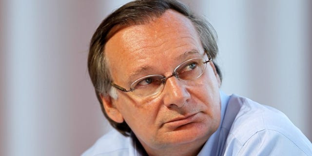 Pierre Nanterme, Chief executive of Accenture's Financial Services operating group, attends the French employers' body MEDEF union summer forum in Jouy-en-Josas