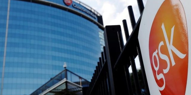 The GlaxoSmithKline building is pictured in Hounslow, west London