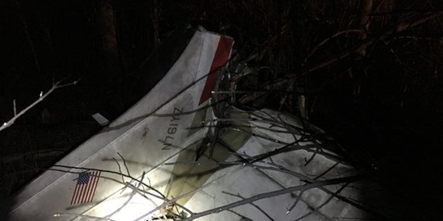 A dog was the only survivor after a plane heading to Maryland crashed Saturday night, killing three people and another dog.