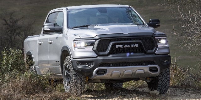 The 2019 Ram Rebel gets a milder off-road package than the TRX will deliver.