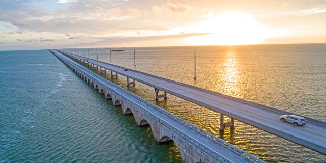 The highway extends U.S. Route 1 through the Florida Keys and runs all the way to Key West.