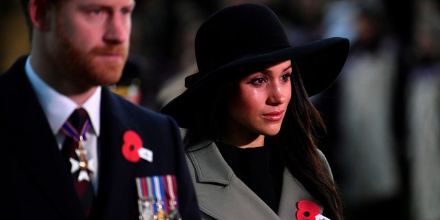 Meghan Markle with husband Prince Harry.