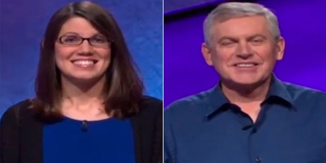 Technical services librarian Lisa Mueller was trailing retired high school English teacher John Bizal with $14,200 to his $22,400.
