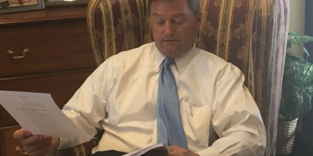 Sen. Dean Heller is reportedly on the fence about the ObamaCare repeal bill. He posted a picture last month of himself reading the bill at the time.