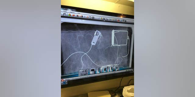 Police released images discovered in Langer's room in DeBary.