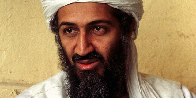 In this April 1998 file photo, exiled Al Qaeda leader Usama bin Laden looks on in Afghanistan.