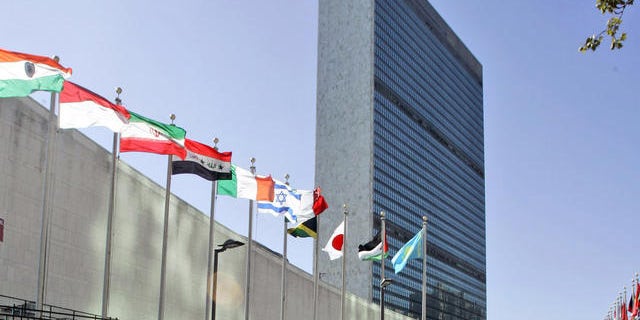 FILE -- United Nations headquarters in New York City.