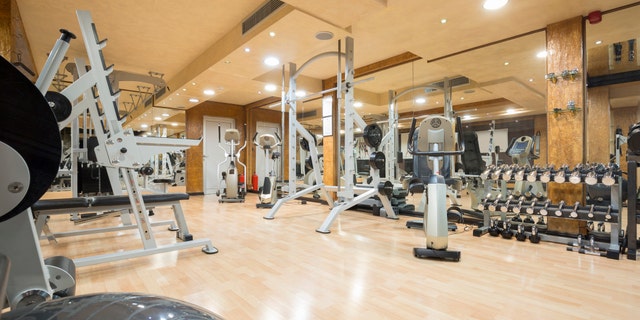 Interior of a modern gym