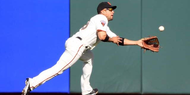 Andrés Torres of the San Francisco Giants is one of the few Puerto Rican ballplayers in the Major Leagues.