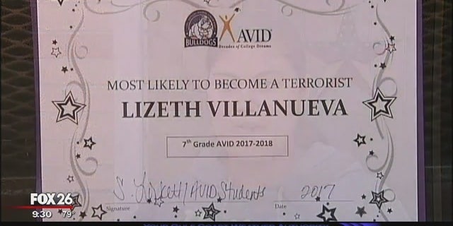 A Texas teacher who presented a student with a "most likely to become a terrorist award" has been fired. (Fox 26 Houston)