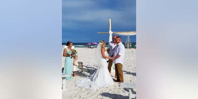 Zac Edwards said that while he was in the water, all he could think about was his wife, Cindy.