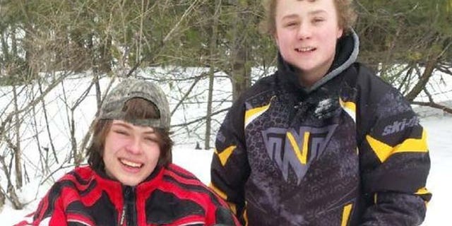 Ty Howard-Gotto and Jonah May, both 15, were reportedly expected to arrive at their grandfather's camp late Monday night.