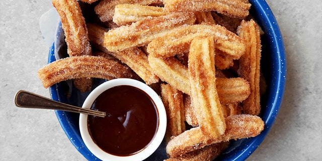 Though churros are always a win, they shine extra bright for a game day spread.