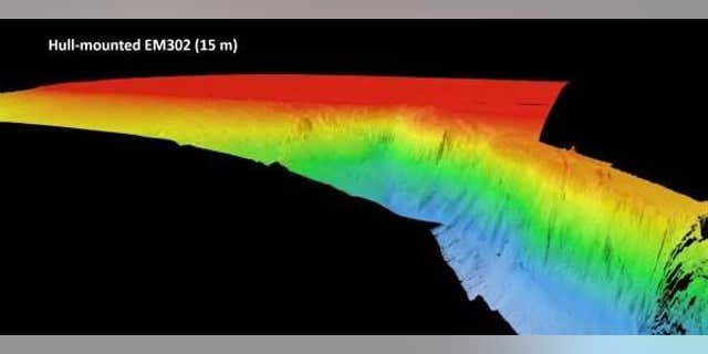 A new map of the Porcupine Bank Canyon shows massive walls surrounding it.